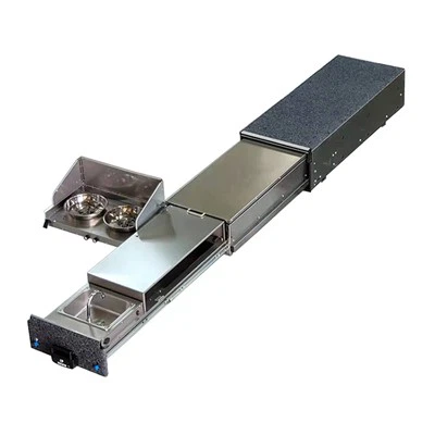 Sistema di cassetti di slittamento della cucina ute